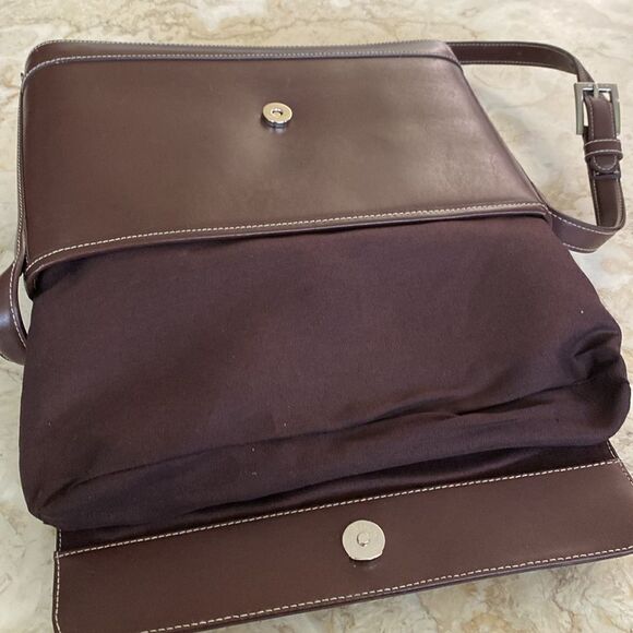 Jones New York Leather Box Shoulder Bag - Picture 13 of 14